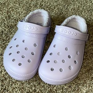 NWOT Lavender Crocs